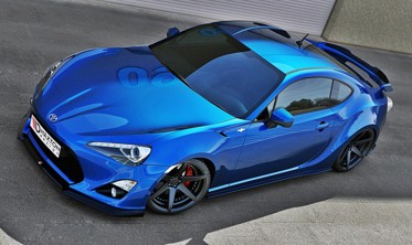 Тюнинговые диффузоры под пороги Toyota GT86 фото