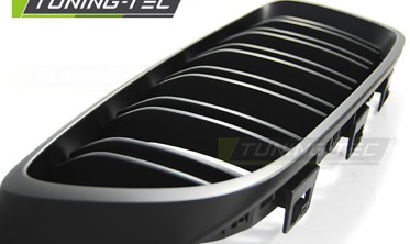 Решетка (ноздри) радиатора BMW F32 / F33 / F36 стиль М4 черная матовая фото