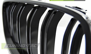 Решетка (ноздри) радиатора BMW F32 / F33 / F36  стиль М4 черная глянцевая фото