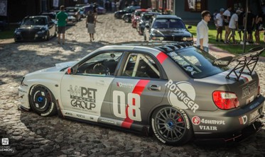 Диффузор заднего бампера Subaru Impreza WRX STI Blobeye фото