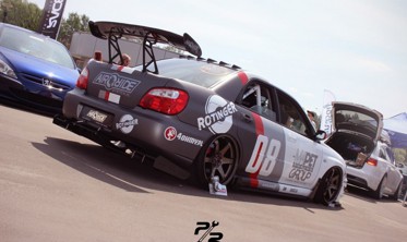 Диффузор заднего бампера Subaru Impreza WRX STI Blobeye фото