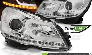 Діодні фари передні MERCEDES З W204 2011-2014 Tube Light фото