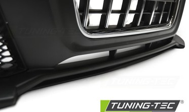Бампер передній Audi A3 8P післярестайл у стилі S-line з хром ґратами фото