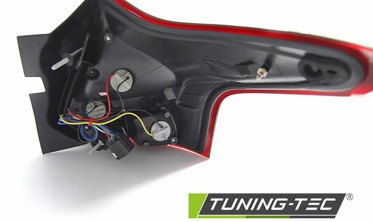 Задние фонари LED BAR FORD FOCUS 3 НATCHBACK 11-14 красно-белые фото