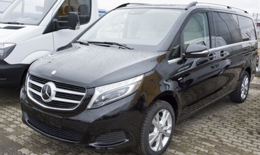 Накладка на бампер із загином та ребрами Mercedes W447 klasa V, Mercedes Vito III фото