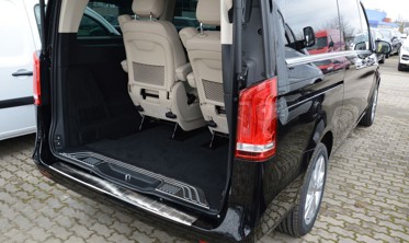 Накладка на бампер із загином та ребрами Mercedes W447 klasa V, Mercedes Vito III фото