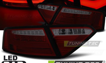 LED фонари задние AUDI A5 дорестайл (красно-тонированные) фото