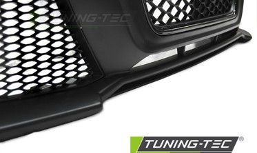 Бампер передній Audi A3 8P рестайл у стилі RS з чорною решіткою та туманками фото