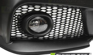 Бампер передній Audi A3 8P рестайл у стилі RS з чорною решіткою та туманками фото