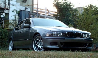 Решетки радиатора (ноздри) BMW E39 хром фото