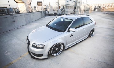 Тюнінговий дифузор переднього бампера Audi S3 8P рест. фото