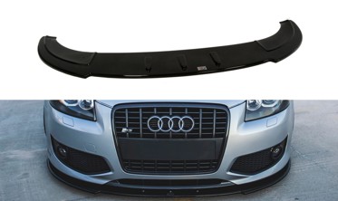 Тюнинговый диффузор переднего бампера Audi S3 8P рест. фото