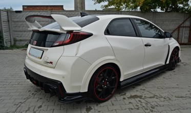 Верхняя накладка на спойлер багажника Honda Civic IX Type R фото