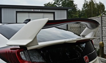 Верхняя накладка на спойлер багажника Honda Civic IX Type R фото