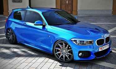 Тюнинговые накладки на пороги BMW 1 F20 M135I / M140I / M-pack фото