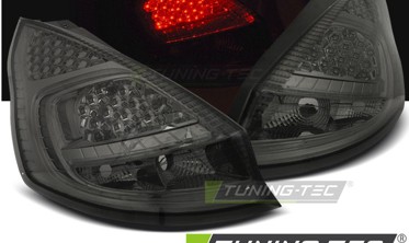 Тонированные фонари задние с диодами FORD FIESTA MK7 08-12 HB фото