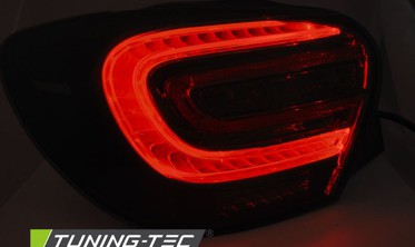 Диодные задние фонари MERCEDES А W176 тонированные фото