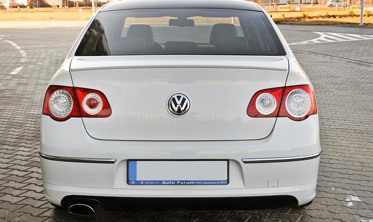 Спойлер багажника VW Passat B6 3C тонкий в стиле R-line фото