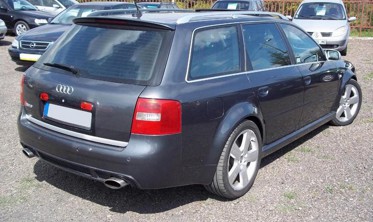 Спойлер задней двери Audi A6 С5 combi стиль RS6 фото