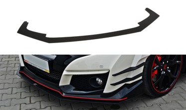 Racing диффузор переднего бампера Honda Civic IX Type R (вер.1) фото
