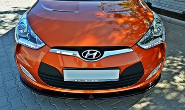 Тюнинговый диффузор переднего бампера Hyundai Veloster фото