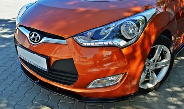 Тюнинговый диффузор переднего бампера Hyundai Veloster фото