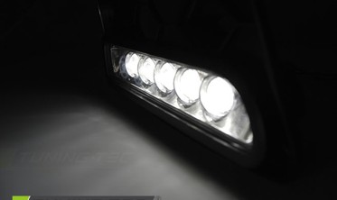 Рамки протитуманок з діодами VW Golf 5 для бампера GTI фото