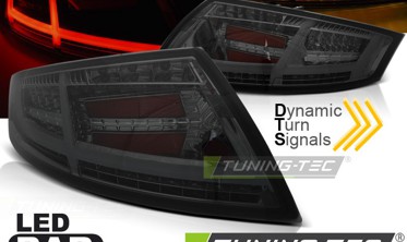 Тюнінг ліхтарі (оптика задня) AUDI TT MK2 (LED BAR) димчасті фото