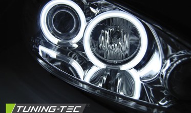 Фары передние с ангельскими глазками CCFL PEUGEOT 206 с 2002 года фото