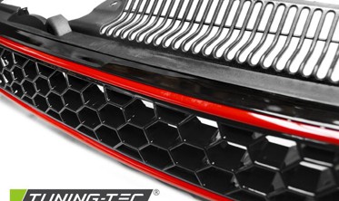 Решетка тюнинговая VW Golf 6 в стиле GTI фото