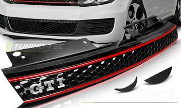 Решетка тюнинговая VW Golf 6 в стиле GTI фото