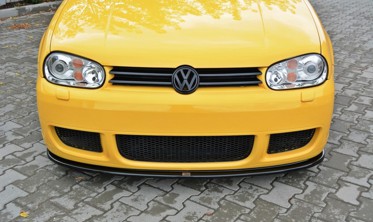 Тюнінг дифузор переднього бампера Volkswagen Golf IV R32 фото