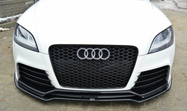 Накладка под передний бампер Audi TT МК2 8J версия RS вер.2 фото