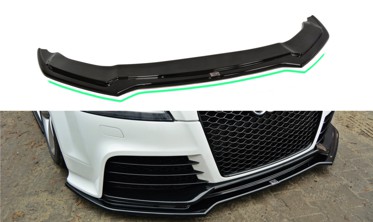 Накладка під передній бампер Audi TT МК2 8J версія RS вер.2 фото