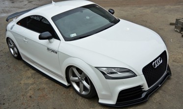 Накладка под передний бампер Audi TT МК2 8J версия RS вер.2 фото