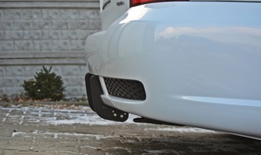 Центральний дифузор заднього бампера Audi RS4 B5 фото