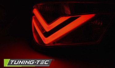 Задние фонари диодные SEAT IBIZA 4 6J 3 двери тонированные фото