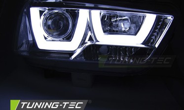 Диодные тюнинг фары передние DODGE CHARGER LX 2011-2015 фото