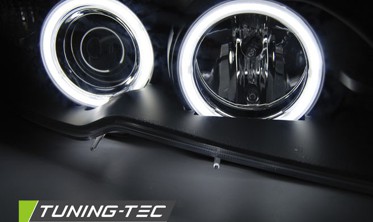 Фари передні тюнінг BMW E46 С/С FL ANGEL EYES CCFL фото