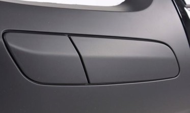 Бампер передний Golf 4 в стиле Golf 5 R32 с черной решеткой фото