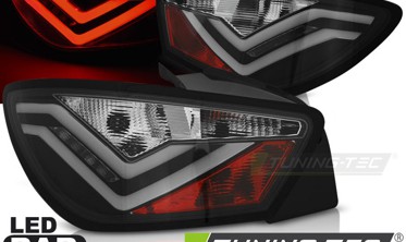 Черные диодные фонари задние SEAT IBIZA 4 6J хетчбек 3 двери фото