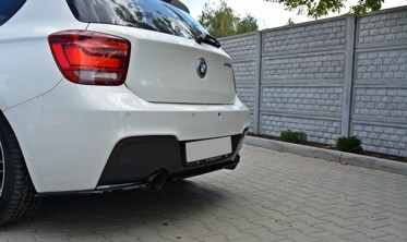 Центральная накладка на задний бампер BMW 1 F20/F21 M-Power фото