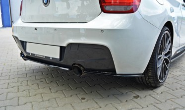 Центральная накладка на задний бампер BMW 1 F20/F21 M-Power фото