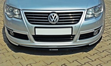 Racing диффузор переднего бампера Volkswagen Passat B6 Votex фото