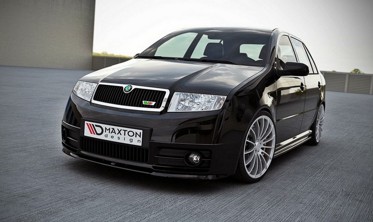Тюнинговая накладка переднего бампера Skoda Fabia I версия RS фото