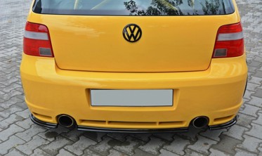 Задние боковые накладки на бампер Volkswagen Golf IV R32 фото