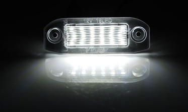 Подсветка номера VOLVO S40 / V50 / S60 / V70 / S80 / XC60 / XC70 / XC90 LED фото