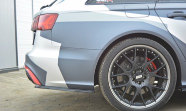 Боковые диффузоры заднего бампера Audi RS6 C7 / C7 FL фото