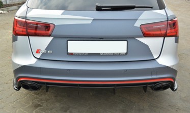 Боковые диффузоры заднего бампера Audi RS6 C7 / C7 FL фото