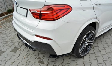 Боковые накладки на задний бампер BMW X4 F26 М-пакет фото